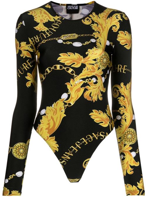 Body con stampa barocca Versace jeans Couture | 75HAM221JS203G89